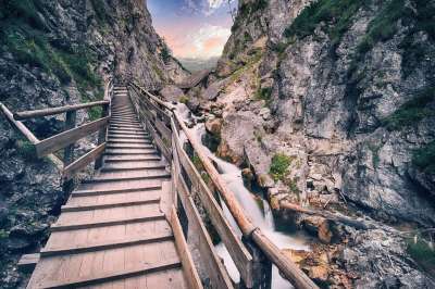 桥 山 旅行 景观 自然 户外的