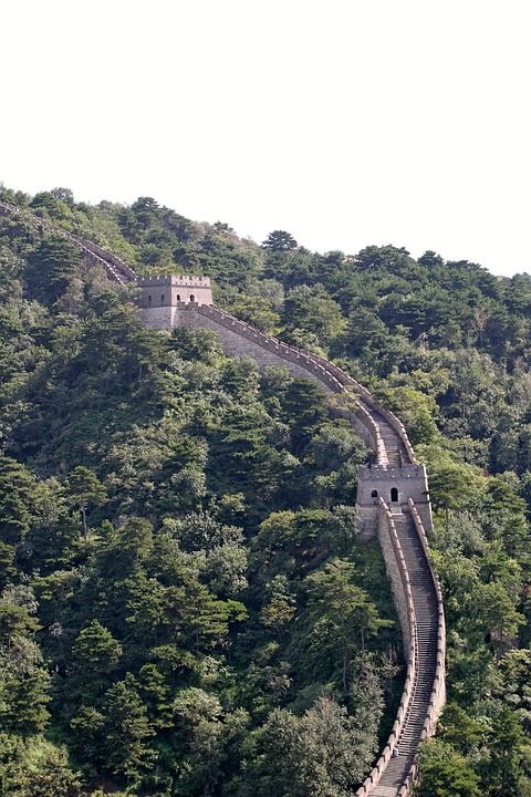 中国人 墙 大 长城 观光 建造 北京 吸引力 旅行 地标