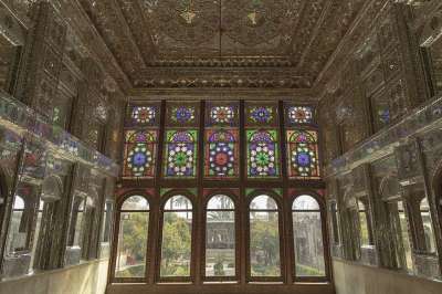 建造 内部的 彩色玻璃 设拉子 窗户 旅游 伊朗建筑 旅游景点