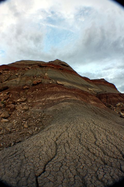 彩绘沙漠 景观 山 亚利桑那 自然 岩石 旅游景点 公园 古老的