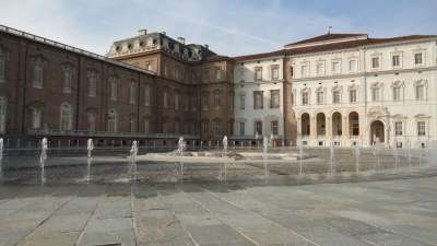Venaria Reale的 城堡 建造 结构 地标 纪念碑 老的