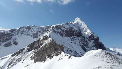 大野人 首脑 山 阿尔高 冬天 雪 自然 阿尔卑斯山 景观