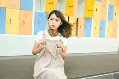 女孩 美丽的 时尚 年轻 女士 女性 时尚女孩 模型 肖像