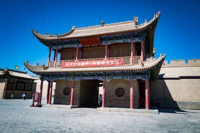 嘉峪关 城堡 正面 中国 中国城堡 嘉峪关长城 堡 堡垒 历史性