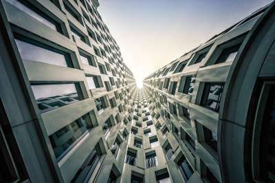 建造 窗户 现代的 正面 城市的 结构