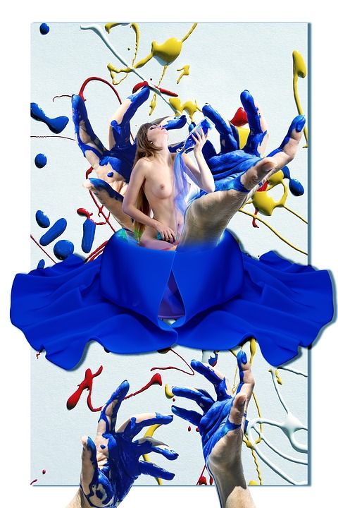 绘画 浴 美丽