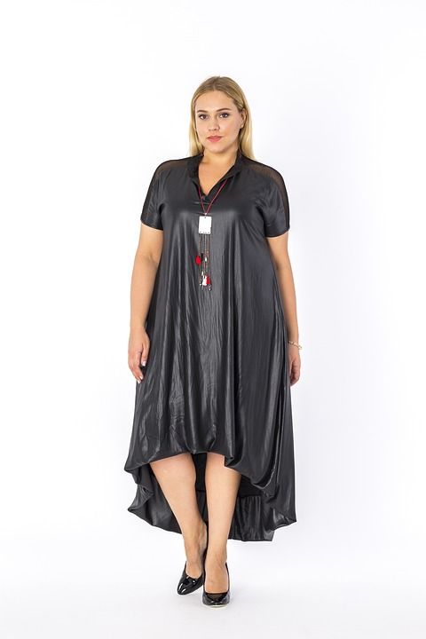 衣服 大尺寸 脂肪的时尚 连衣裙 Xxl 女人 模型 时尚 风格