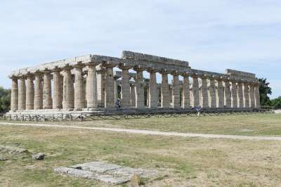 饮料 意大利 古老的 Salerno 建筑学 寺庙 废墟 观光