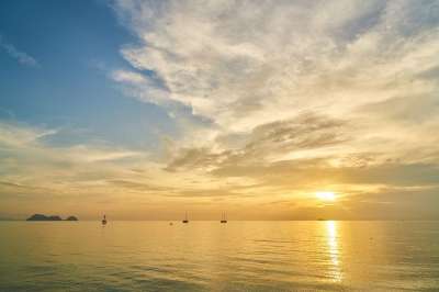 景观 自然 海滩 天空 云 背景 美丽 美丽的 令人惊叹 海