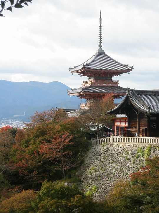 寺庙 地标 旅行 日本 京都 佛教徒
