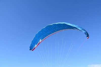 滑翔伞翼 滑翔伞 飞机 飞 线 蓝色帆船 空气 蓝天 体育
