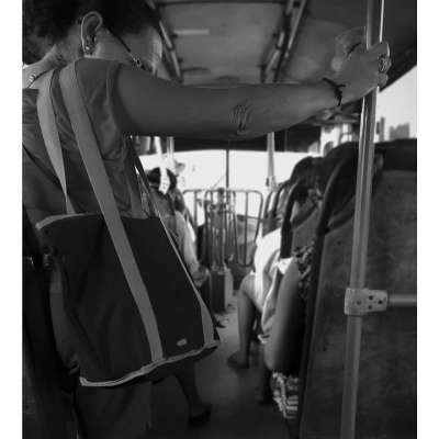 公共汽车 那位老太太 老人 旧巴士 Busless人 公共道路