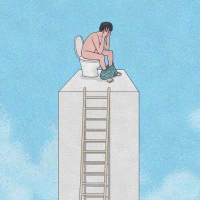 绘画 创造力 想象力 洗手间 便秘 思维 隐私 蓝色的思想
