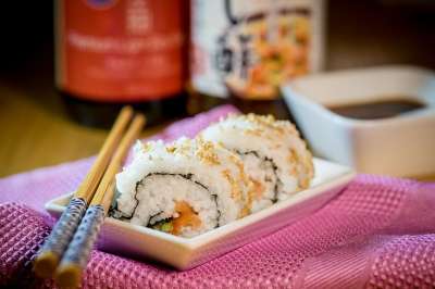 白饭 食物 寿司 竹子 行家 传统的 日本 一顿饭 异国情调