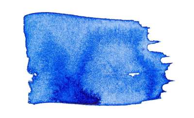 蓝色的 水彩 画 抽象 质地 孤立 艺术 中风 设计 绘画