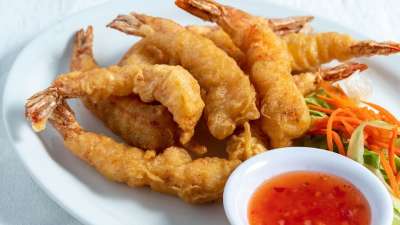 虾天妇罗 虾 美食家 对虾 油炸 日本料理 天妇罗 海鲜 食物