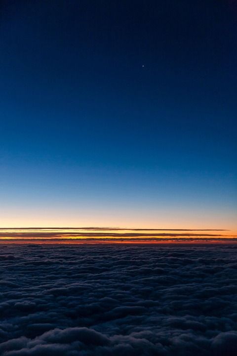 云 日出 黄昏 地平线 天空 日落 蓝日出