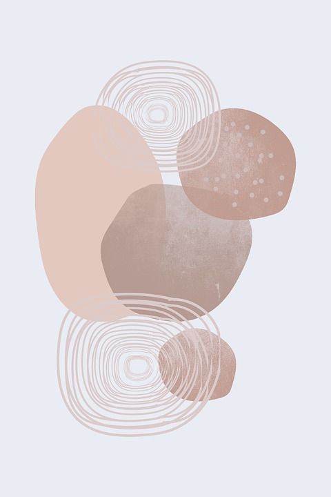 背景 波西米亚风 绘画 放荡不羁的 简单的 圆形的 抽象 画画