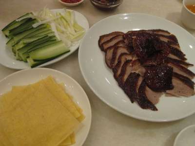 鸭 中国食品 食物 烤鸭 一顿饭 肉 家禽 美食 晚餐 盘子