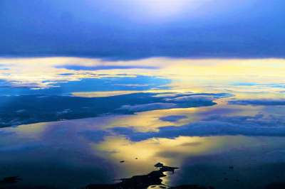 天空 多云的 海 城市 天气 云 自然 日落 太阳 反射