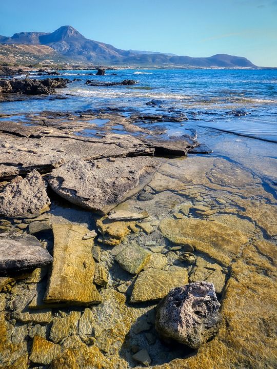 克里特岛 海 海洋 希腊 秋天 岛 自然 景观 海岸 地中海