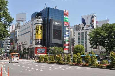 城市 街道 建筑物 交通 场景 东京 涩谷路口 日本