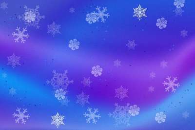雪 蓝调 紫色 背景 雪花 冬天