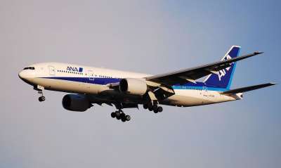 波音 777 安娜 全日空航空公司 飞机 旅行 降落 运输 喷射