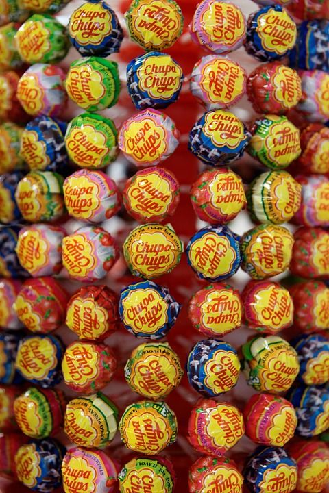 · 楚帕 Chups 糖果 儿童乐趣 龋齿 糖 可爱的 好吃