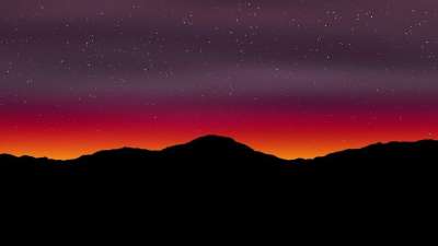 天空 星星 山 景观 背景