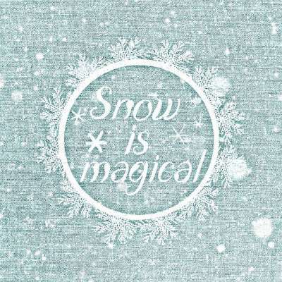 雪 魔术 冬天 组织 材料 纺织