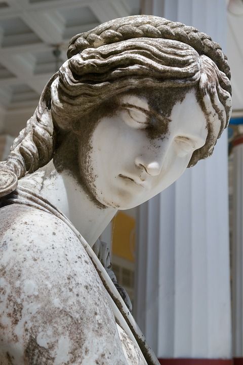 沉思 女士 雕塑 雕像 阿喀琉斯 科孚岛 希腊 希腊语 纪念碑