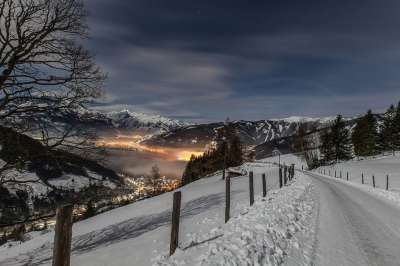 雪 冬天 萨尔茨堡 平茨高 我看到泽尔 卡普伦 冰川的世界 屋顶