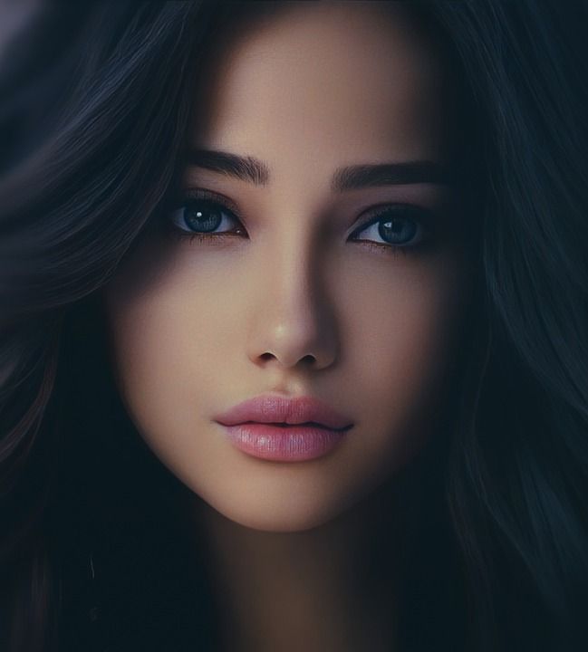 女士 美丽的 肖像 绘画 艺术 艺术品 美丽 模型 魅力