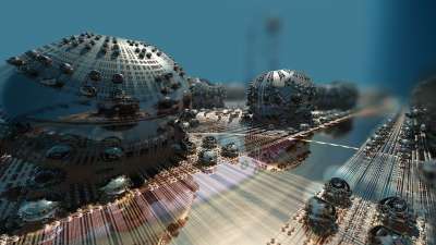 分形艺术 3D 分形 Fragmentarium 抽象 未来派