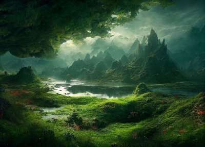 大自然壁纸 自然壁纸 高清壁纸 山 景观 自然 幻想 苔藓 墙纸