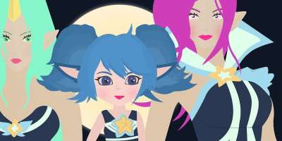 联赛的传奇 Soraka 珍娜 罂粟 约德尔 卡通片 游戏