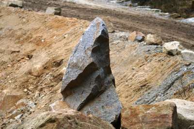 花岗岩 采石场 岩石 块石头 石头 户外的 花岗岩块 博尔德