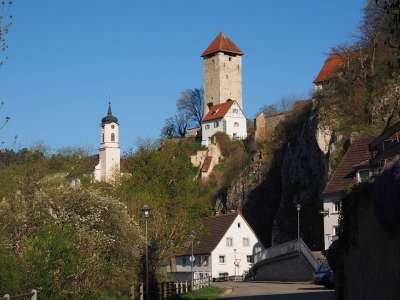 正确的石头 当地社区 村庄 Alb Donau 圈子 巴登-符腾堡州