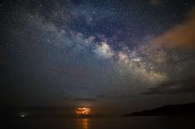 自然 景观 银河系 天文摄影 风景 天堂 星星 背景 桌面背景