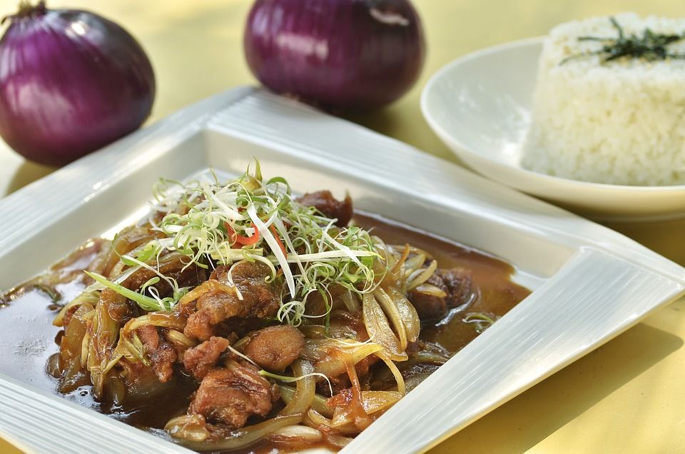 食物, 蔬菜, 盘子, 一顿饭, 晚餐, 肉, 午餐, 酱, 餐厅, 美食