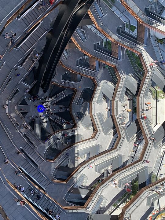 血管 纽约 艺术品 该船 结构 现代建筑 建造 地标 旅游景点