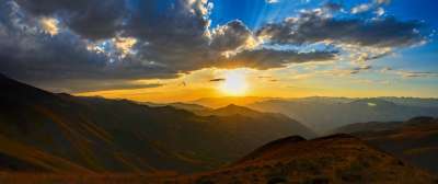 地平线 太阳 日落 天际线 天空 和平 自然 光 云 环境