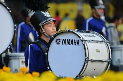 音乐家 皇家 人们 泰国 女士 女孩 鼓手 鼓 乐队 音乐
