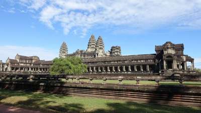 建筑学 旅行 古老的 老的 寺庙 吴哥窟 暹粒 柬埔寨