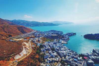 云南 洱海 湖面 水面 航拍 风光 风景 手机摄影 云南 云南