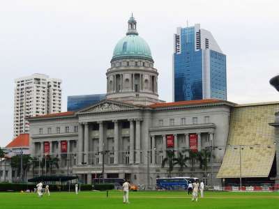 新加坡 国家画廊 建造 市政府 Raffels的地方 圆顶 花园