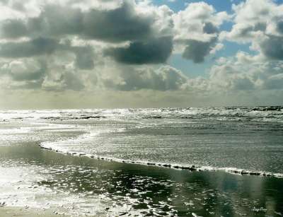 海 海滩 波浪 北海 云 景观 阳光 海洋 地平线 水 自然