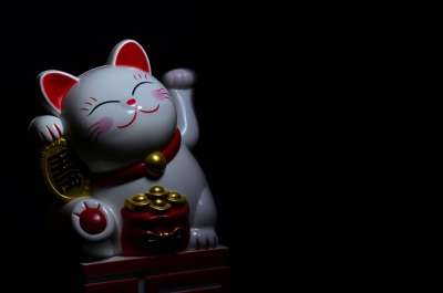 幸运的 幸运 财富 》 文化 猫 传统 Manekineko