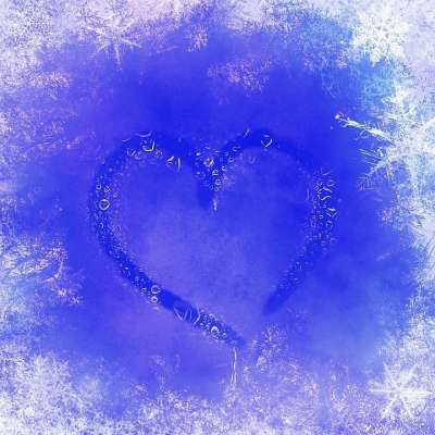 心 雪 爱 雪心 白色的 冬天 圣诞节的时候 冰冷的 冻结